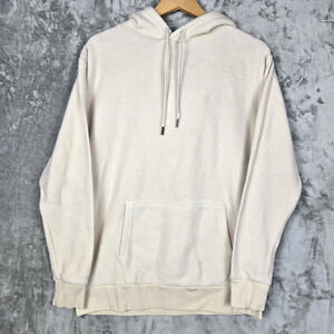 feat Unisex Blanket Blend Hoodie Comfort Casual Beige Sweatshirt Medium